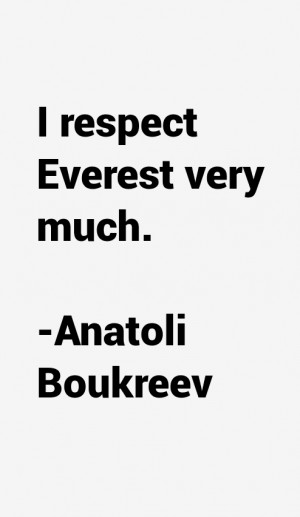 Anatoli Boukreev Quotes amp Sayings
