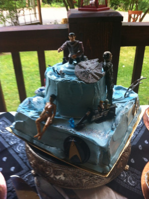 star trek wedding star trek enterprise cake in the end