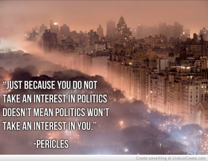 Pericles Politics Quote