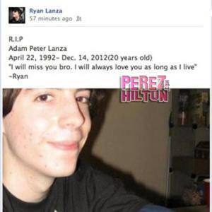 sandy hook shooter brother facebook imposter ryan lanza adam gunman ...