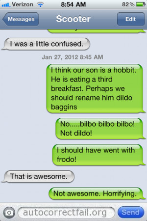 Autocorrect fail – Hobbit