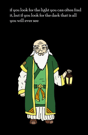 Iroh Quote VI: Spirit World Iroh by faithless12