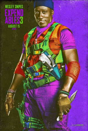 The Expendables 3 Wesley Snipes Comic Con Poster