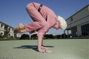 assume the lotus position... at the age of 83!Crows Poses, Go Girls ...