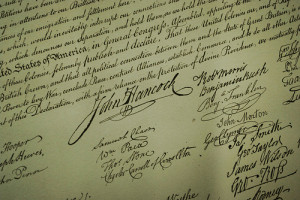 ... Adams Signature On The Declaration Of Independence Declaration-signers