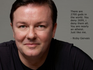 Ricky Gervais on religion