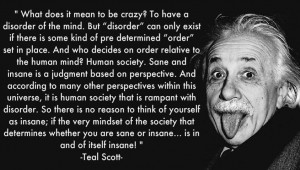 Mental Insanity Quotes Sanity quote