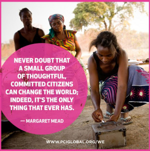 Margaret Mead quote - Change the world! #women #empower