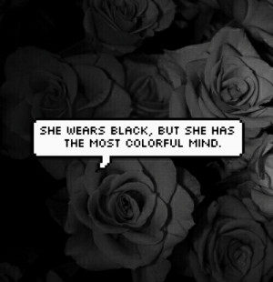 quote quotes black Grunge thoughts flowers imagination mind punk ...