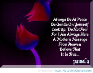 am always here A mother message from heaven