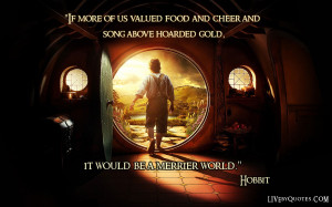 The Hobbit movie quote.