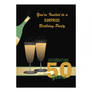 50th birthday party invitation sayings