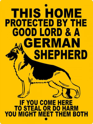 GERMAN SHEPHERD DOG 9x12 Aluminum sign by animalzrule, $12.00 ~ change ...