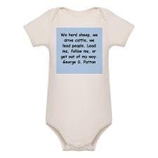 george s patton quotes Organic Baby Bodysuit for