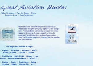 ... Aviation Quotes: Quotations on Airplanes, Flying and Being A Pilot