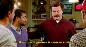 tv parks and recreation ron swanson animated GIF