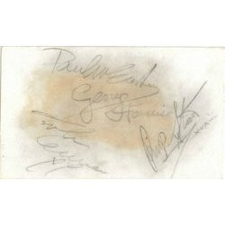 Beatles Autographs For Sale