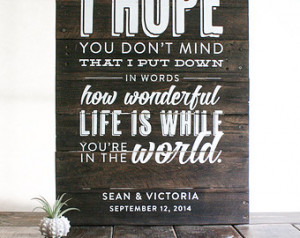 Personalized Rustic Wood Sign with Quote — Pallet Art ...