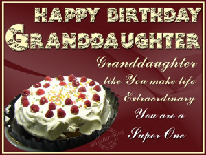 grandparent to granddaughter happy birthday card with loving wishes