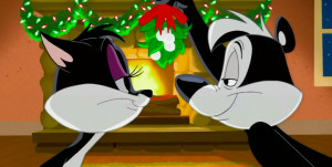 Penelope Pussycat And Pepe Le Pew Mistletoe 1 By Idunnowat On
