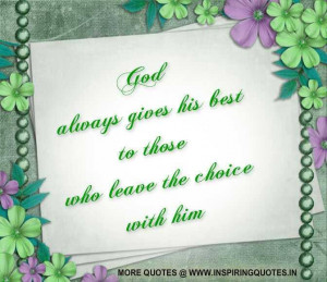 God always give the best God Quotes, Thoughts, God Messages Pictures ...