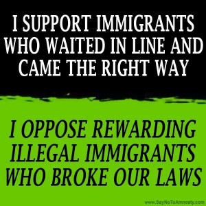 100% pro legal immigration!