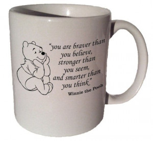 ... braver than you believe quote by MrGoodMug, $14.99 ceramic coffee mug