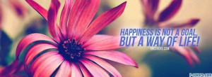 happiness quote 2 facebook cover