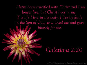 Bible Verse Wallpaper - Galatians 2:20