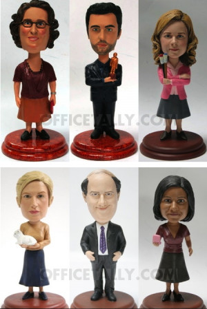 The Office Cast Bobbleheads.