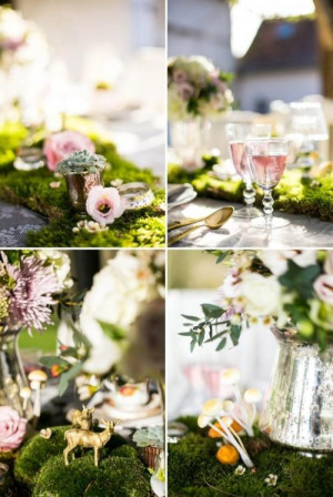 Whimsical French Forest Fairytale Wedding Inspiration | Weddingomania
