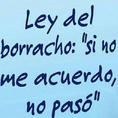 Ley del borracho: 