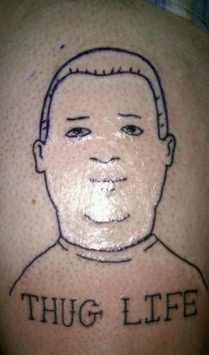 Bobby Hill King Of The Tattoo Thug Life Picture picture