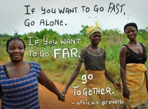 ... want to go FAR go together ... African proverb thanks to @SlowFoodHQ