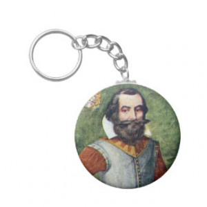 Captain John Smith Jamestown Colony Keychain