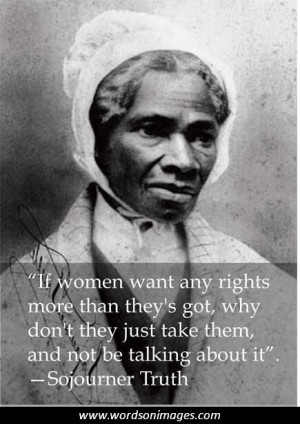 Sojourner truth quotes