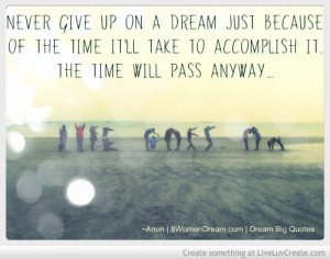 Never Give Up On A Dream Quote 8 Women Dream