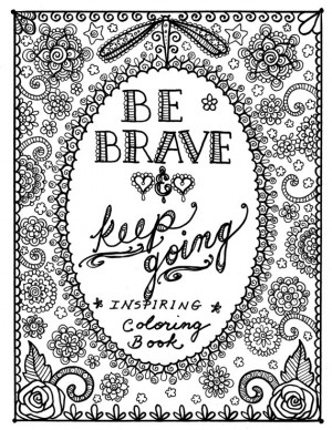 Inspirational Quotes Coloring Pages