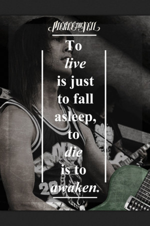 Pierce the veil, one of my favorite quotes from Million Dollar Houses ...