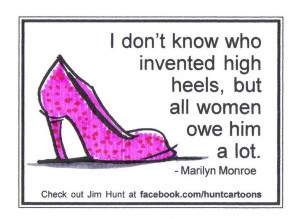 Photo Funny Quotes About Women in High Heels