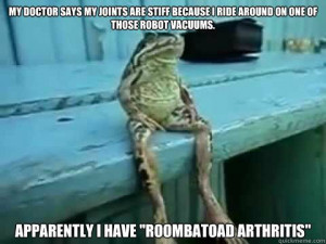 Sitting Frog meme. 