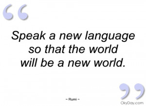 speak a new language