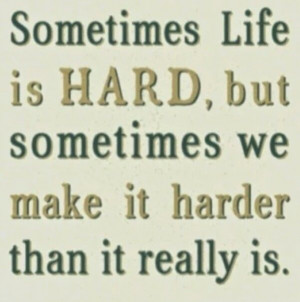 Don't sweat the small stuff!