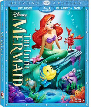 The Little Mermaid The Little Mermaid: Diamond Edition Blu-Ray Cover