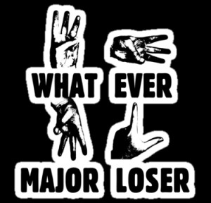 Bubble on What Ever Major Loser T Shirts Hoodies By Jayson Gaskell