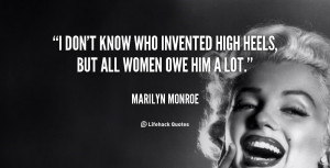 Marilyn Monroe Quotes About Women