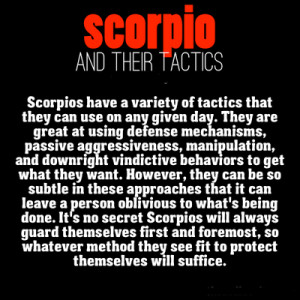 Scorpio And Their Facts