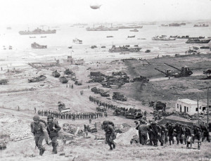 WW2 D Day Invasion On Omaha Beach
