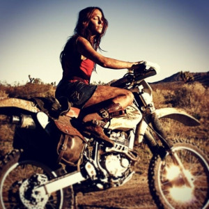 dirt bike riding...looks like someone i know:)