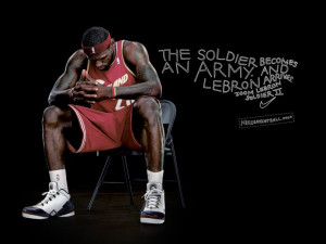 the soldier becomes an army | nike zoom lebron soldier ii feat. lebron ...